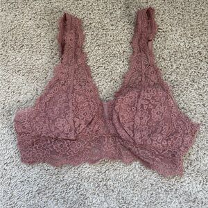 Aerie Lace Bralette in Mauve